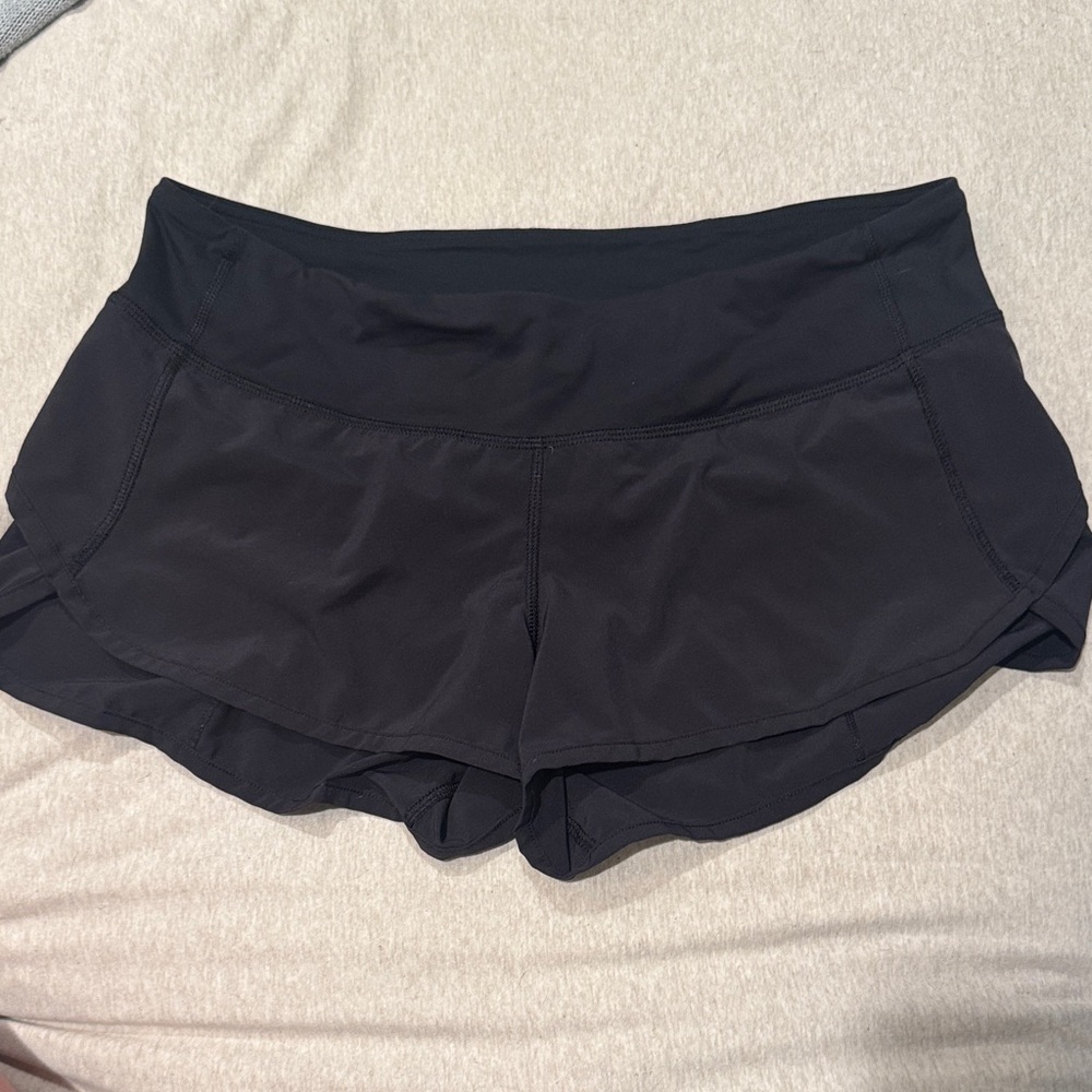 Black Women's speed up lined 2.5 short